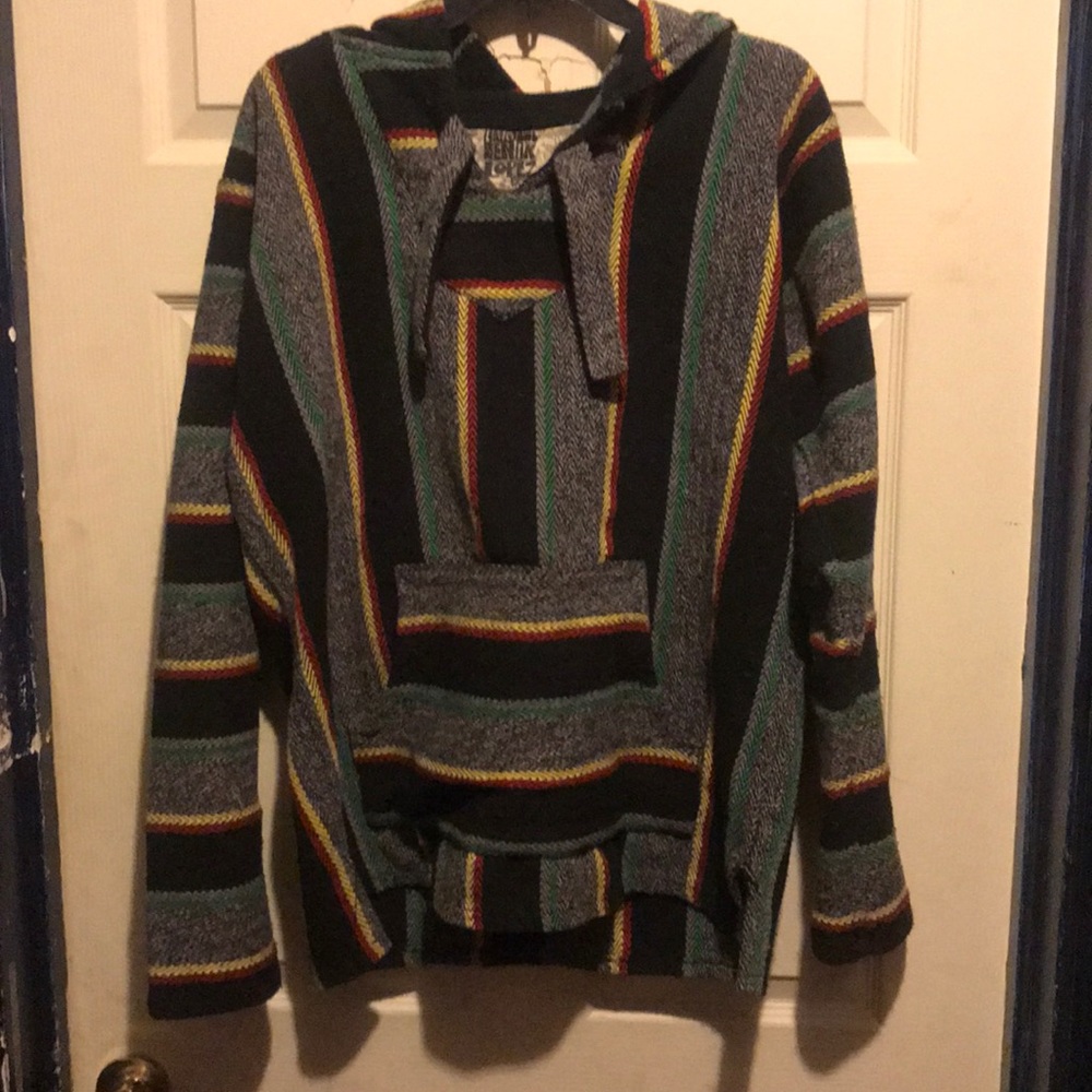 Baja Rasta Pullover Hoodie